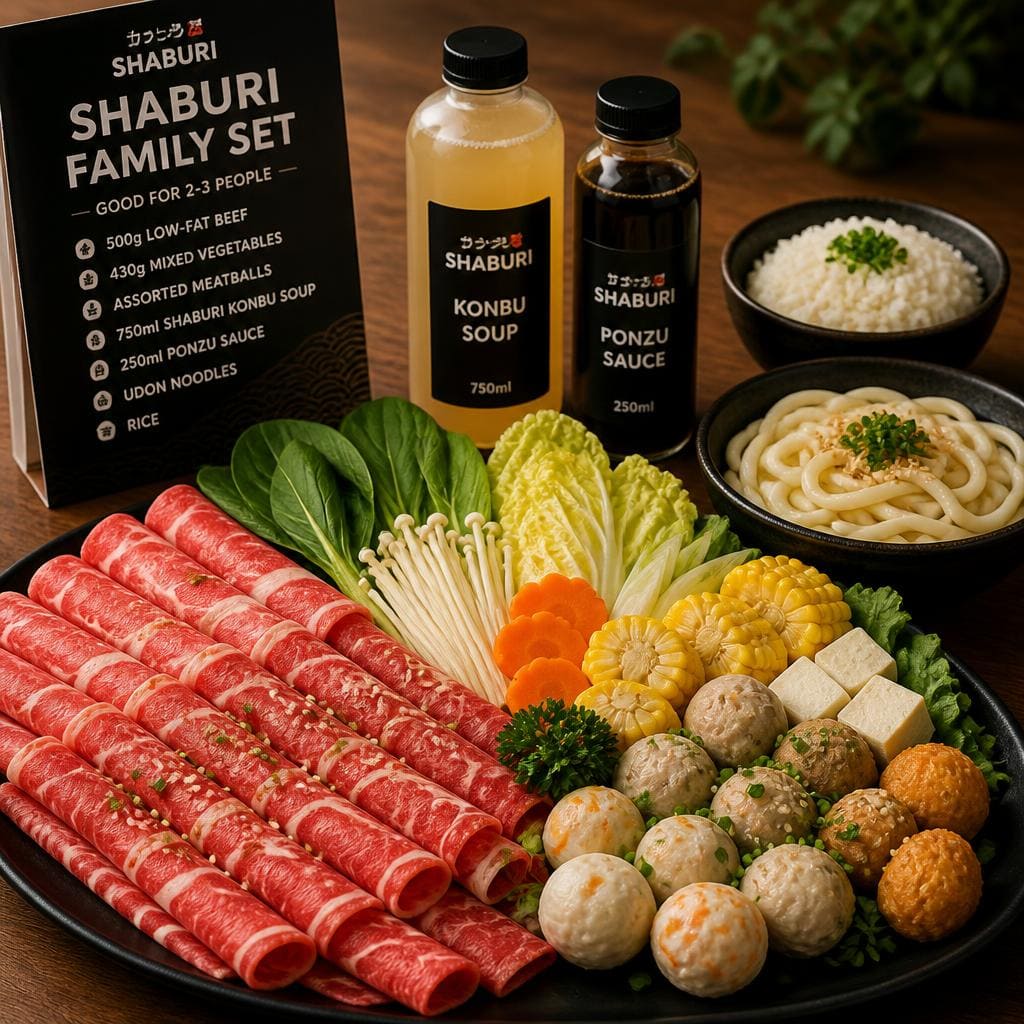 Shaburi Family Complete Shabu Set 2-3 Pax Shaburi